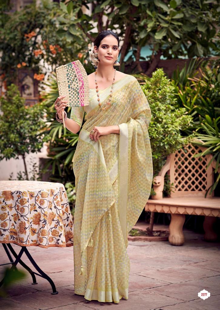 lt kashvi creation divya tissue silk  elegant look saree catalog