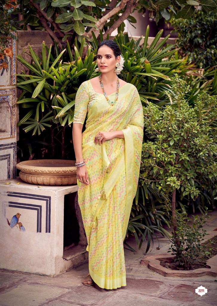 lt kashvi creation divya tissue silk  elegant look saree catalog