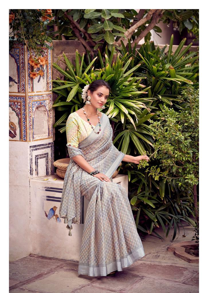 lt kashvi creation divya tissue silk  elegant look saree catalog