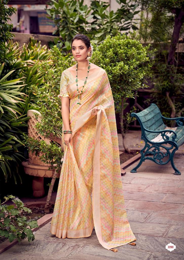 lt kashvi creation divya tissue silk  elegant look saree catalog