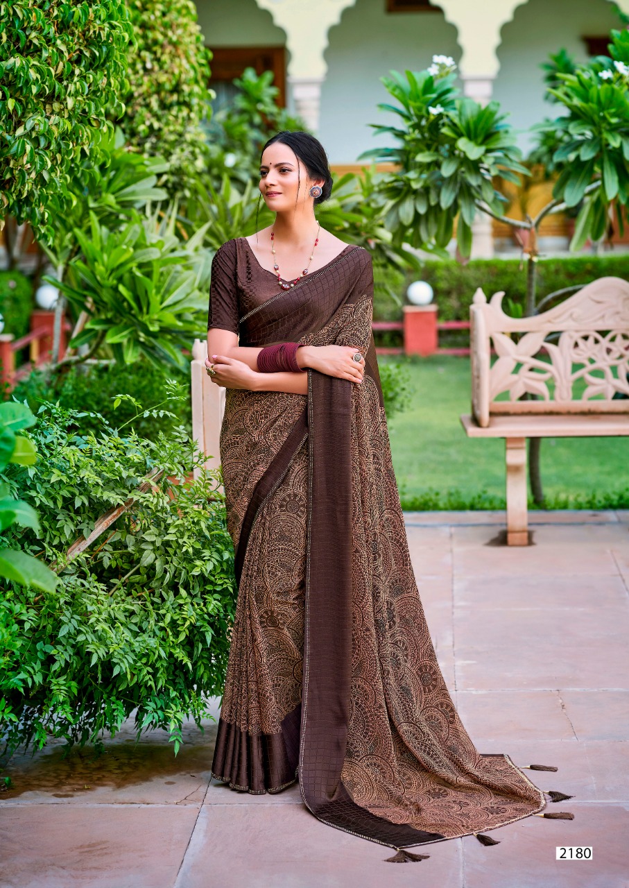 lt kashvi creation indrani georgette regal look saree catalog