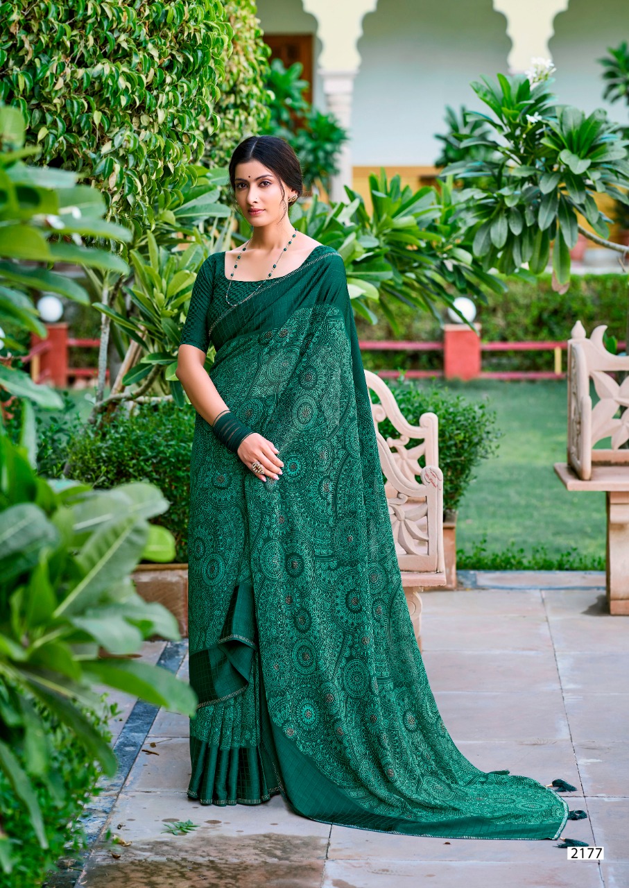 lt kashvi creation indrani georgette regal look saree catalog