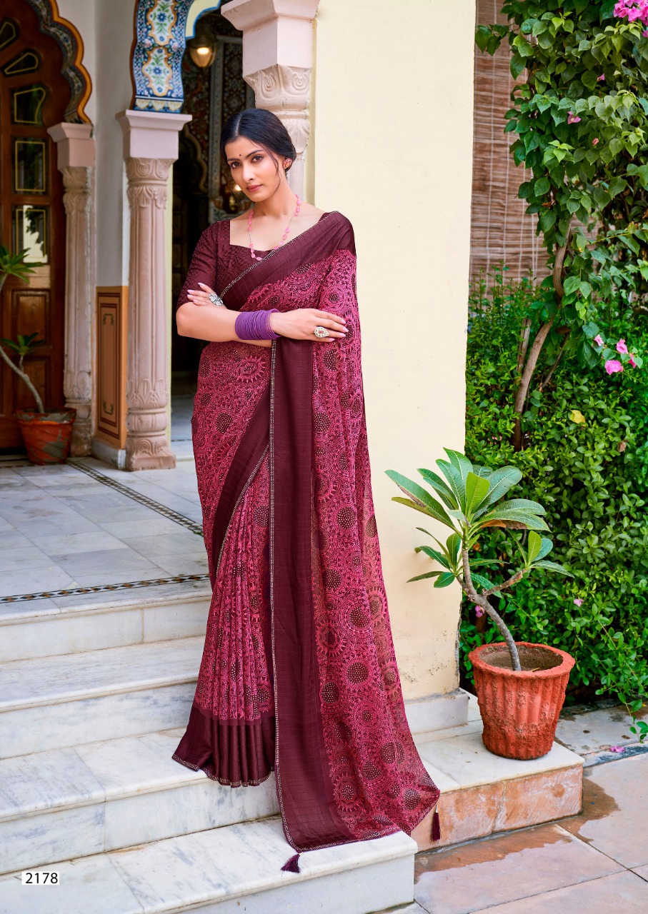 lt kashvi creation indrani georgette regal look saree catalog