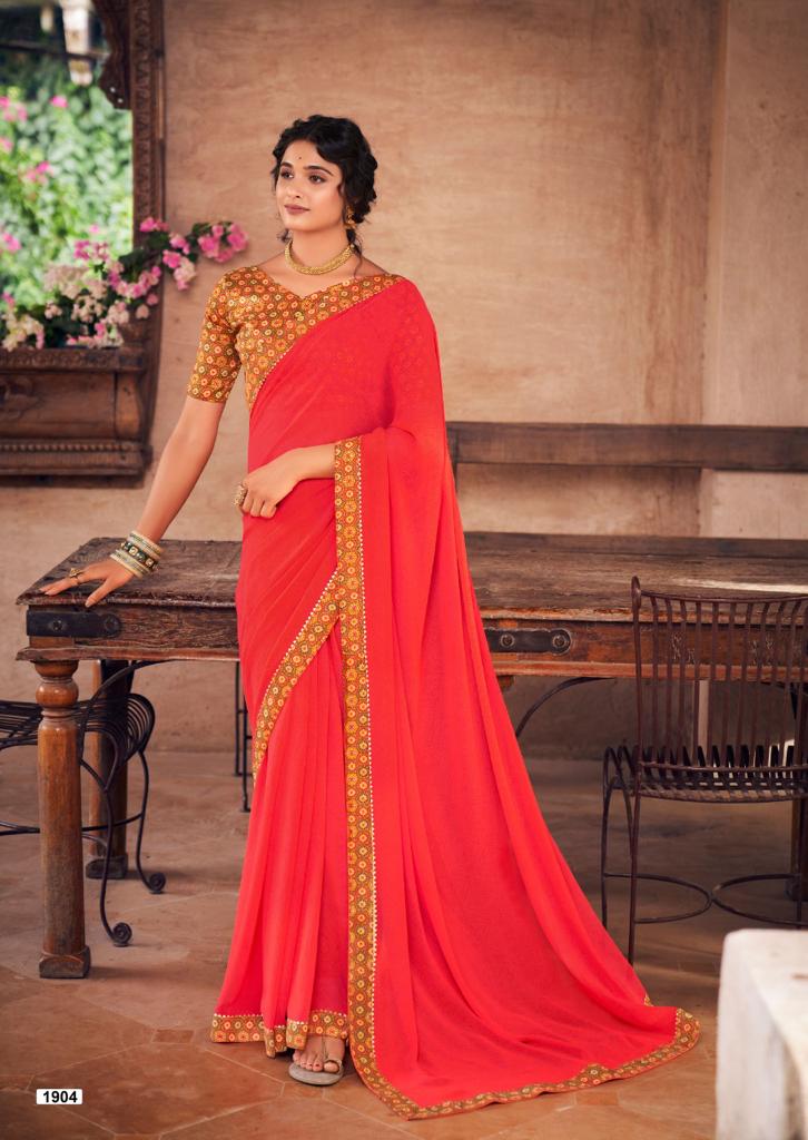 lt kashvi creation madhubani georgette elegant saree catalog