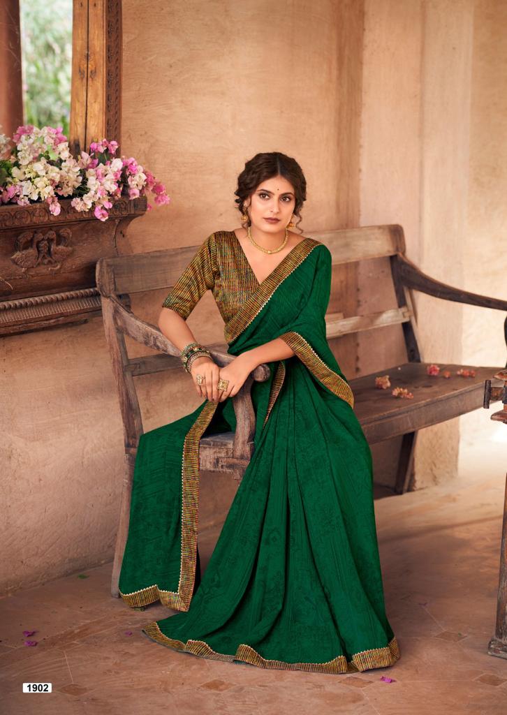 lt kashvi creation madhubani georgette elegant saree catalog