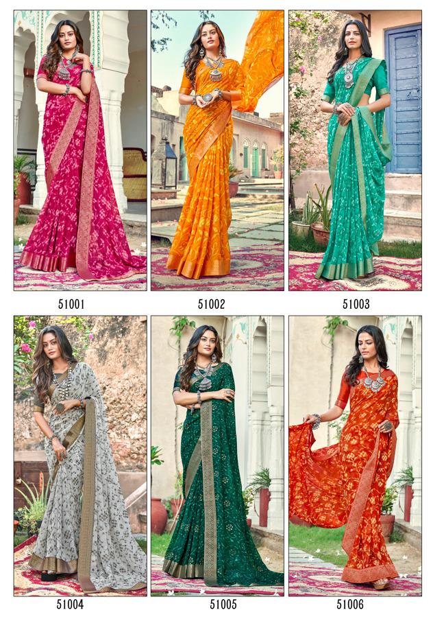 lt kashvi creation mangalam georgette decent look saree catalog