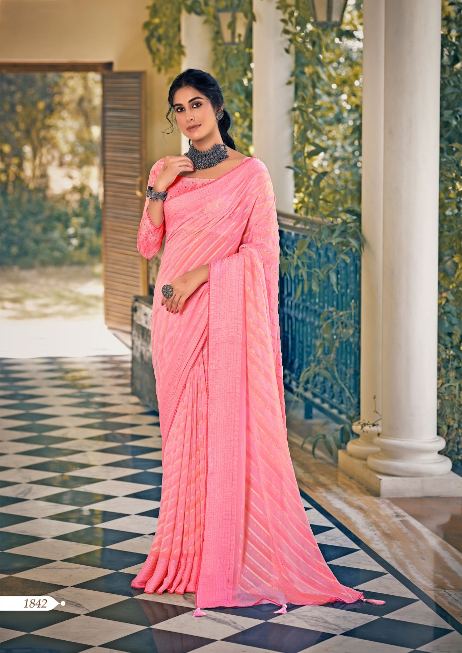 lt kashvi creation mareena georgette astonishing saree catalog