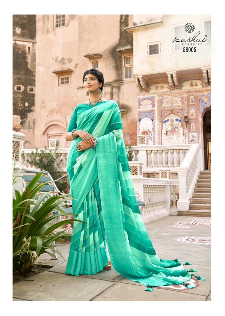 lt kashvi creation rangat georgette astonishing print saree catalog