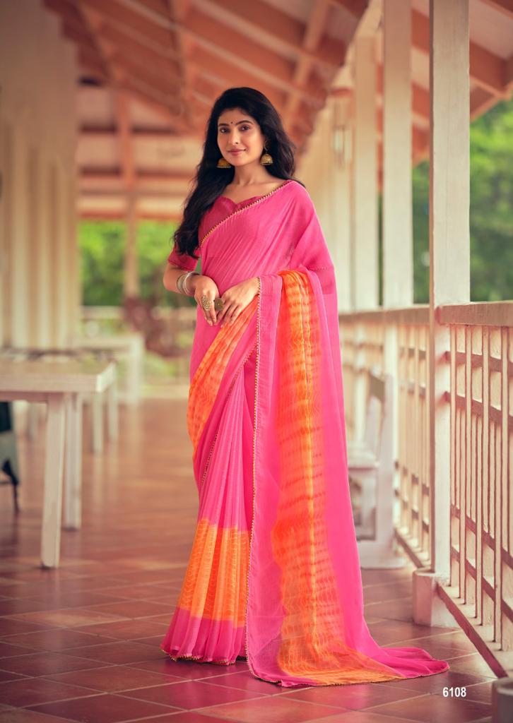 lt kashvi creation sukanya chiffon catchy look saree catlog