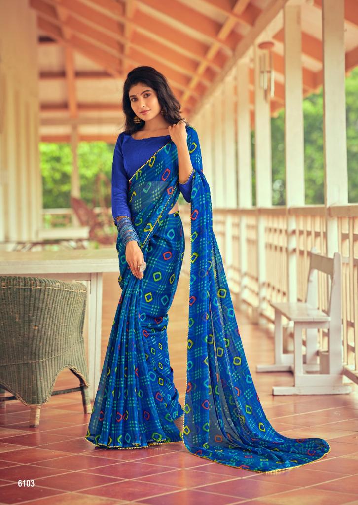 lt kashvi creation sukanya chiffon catchy look saree catlog