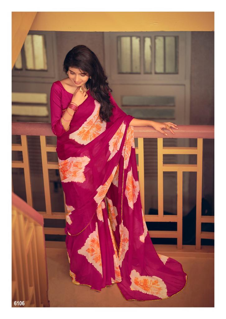 lt kashvi creation sukanya chiffon catchy look saree catlog