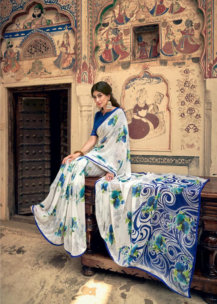 lt kashvi creation urvashi wightless exclusive print saree catalog