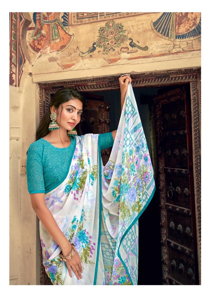 lt kashvi creation urvashi wightless exclusive print saree catalog