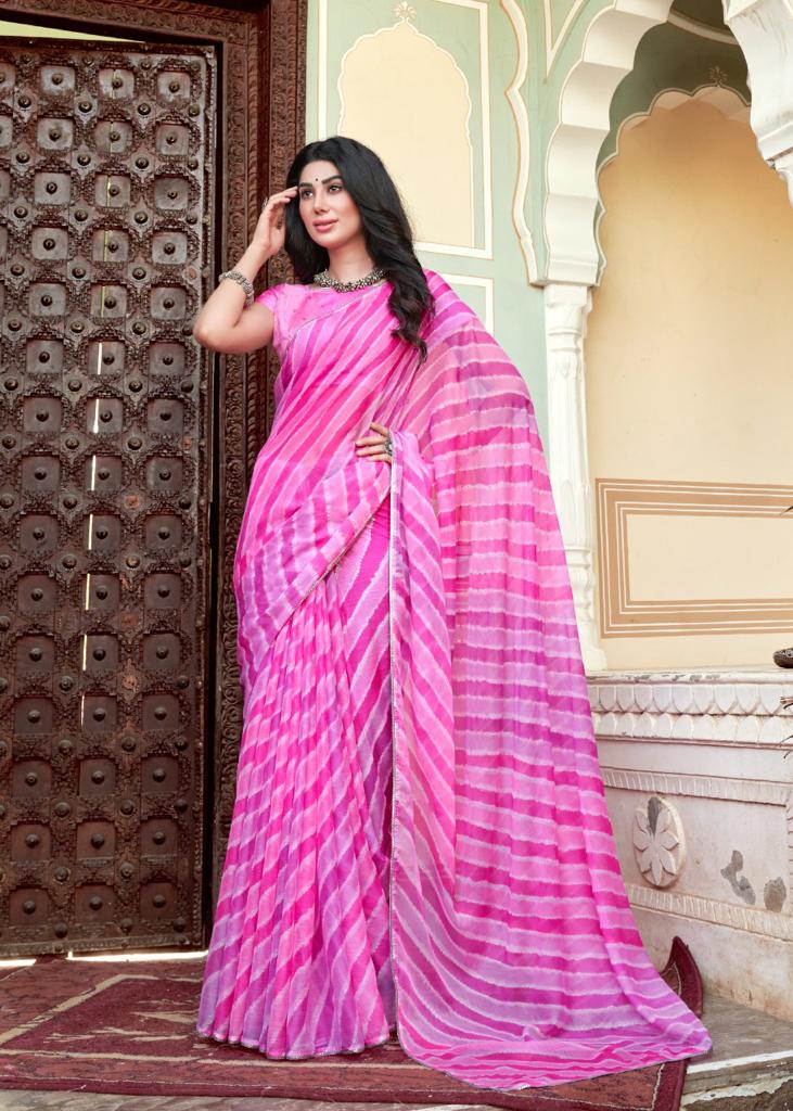 lt saree kashvi creation sugandha chiffon graceful look saree catalog