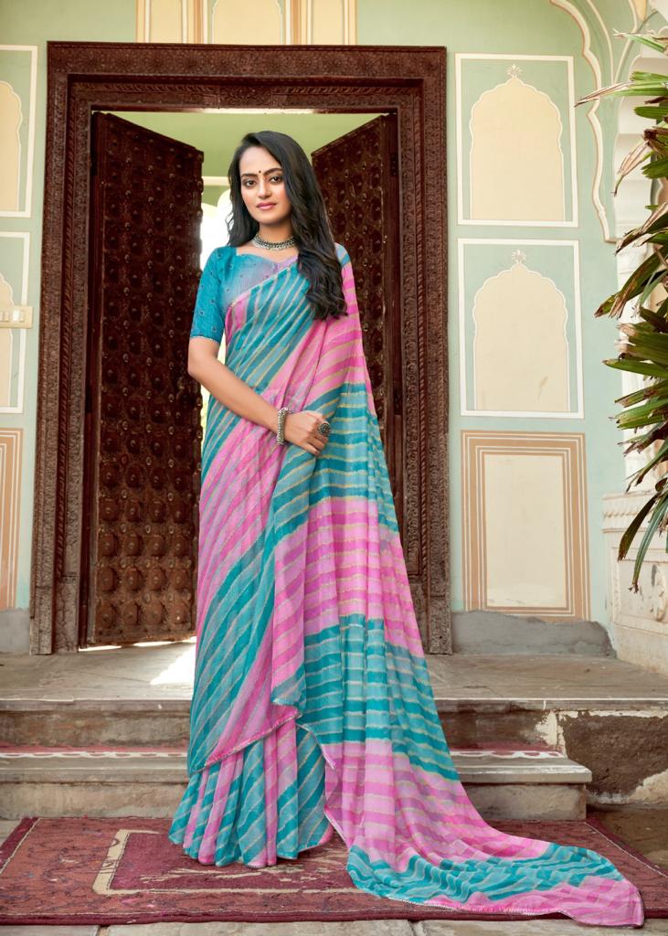 lt saree kashvi creation sugandha chiffon graceful look saree catalog