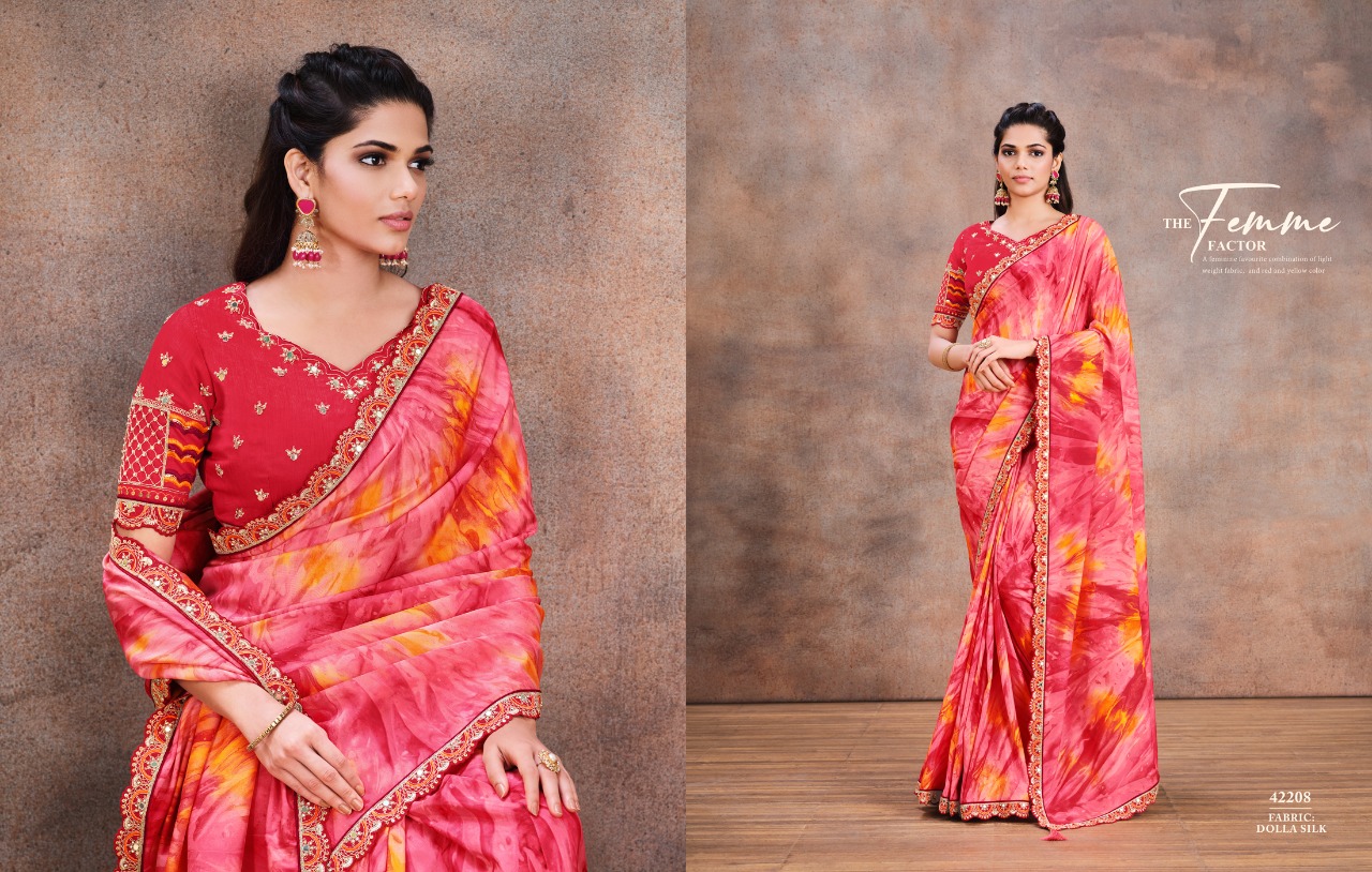 mahotsav norita eleanor 42200 series catchy look saree catalog