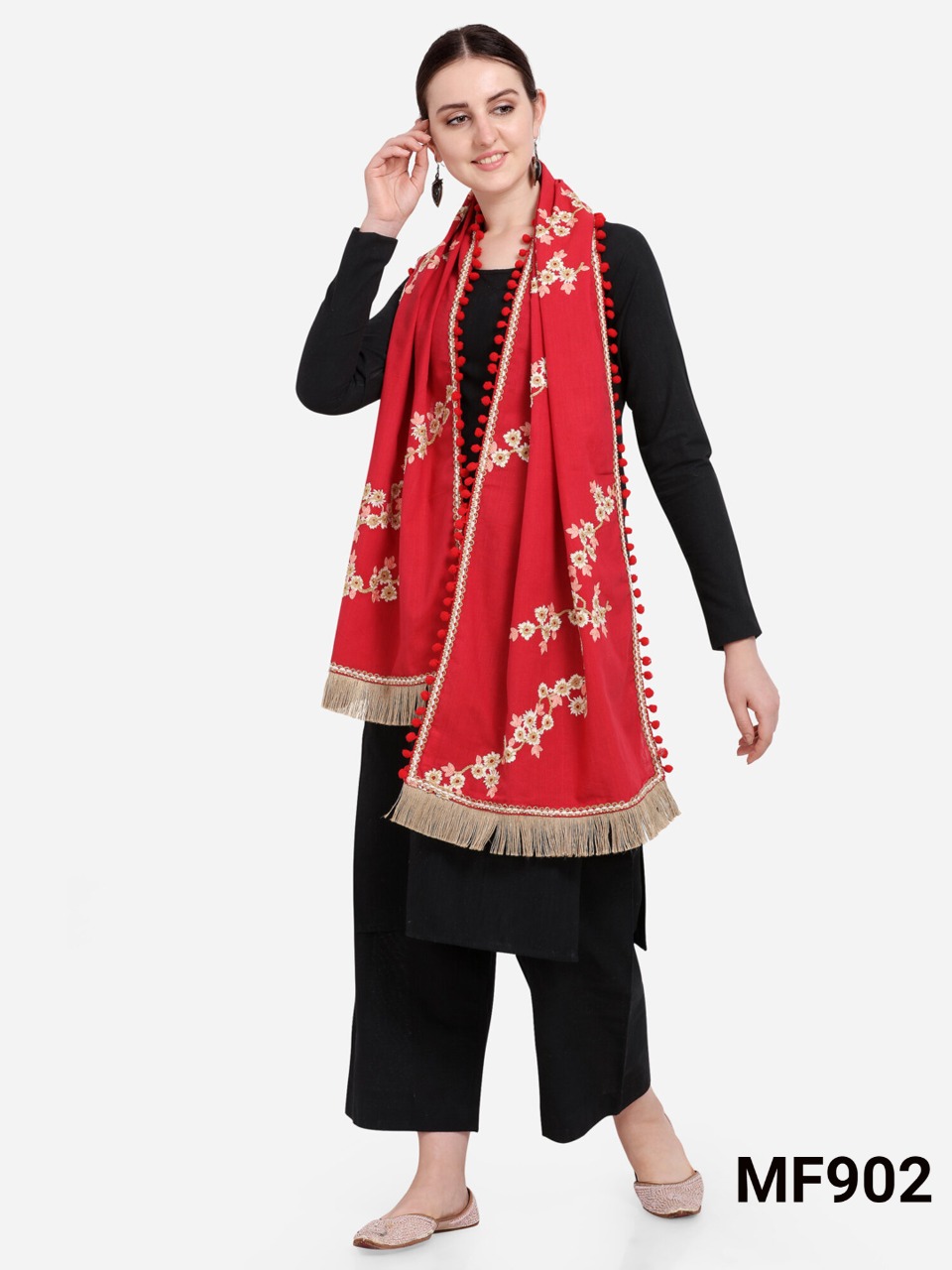 Mesmora fashion d no 901 to 916 khadi attrective look stoles catalog