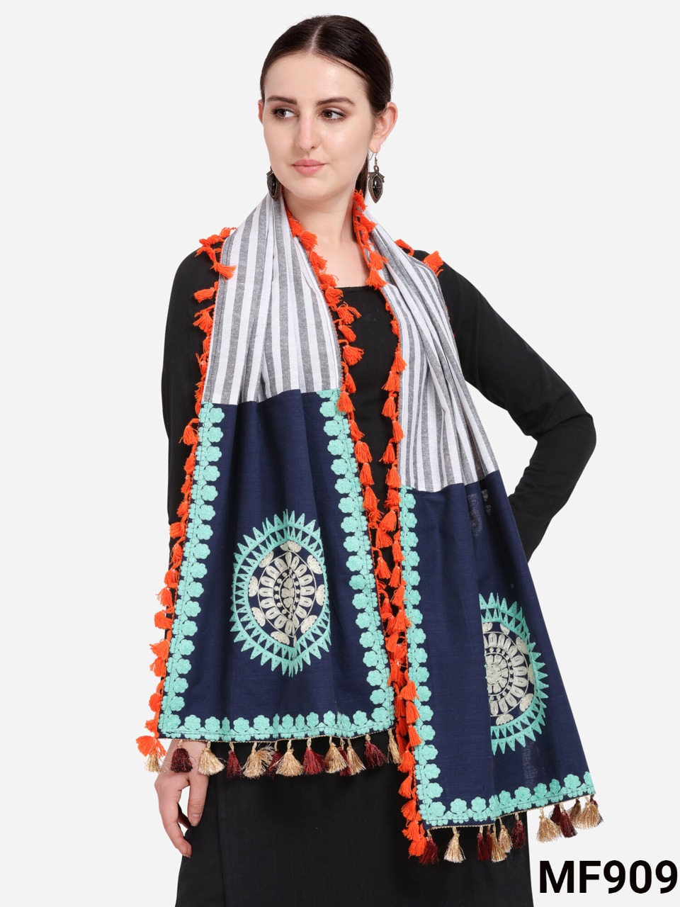 Mesmora fashion d no 901 to 916 khadi attrective look stoles catalog