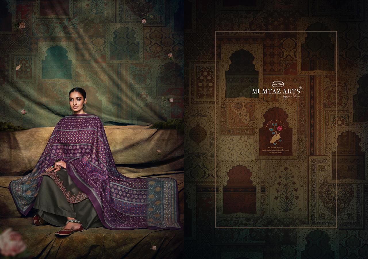 mumtaz art Bandhej Pure Jam satin exclusive print salwar suit catalog