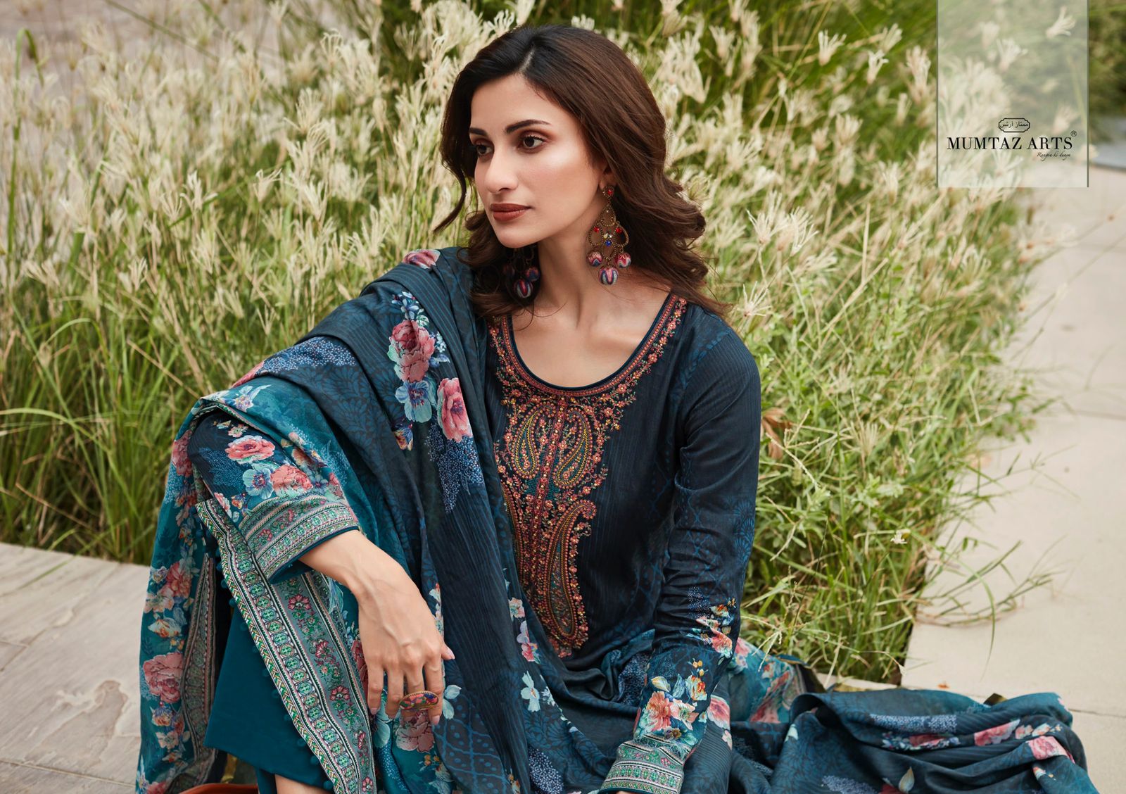 mumtaz art rango ki duniya mayeera pure lawn cotton exclusive print salwar suit catalog