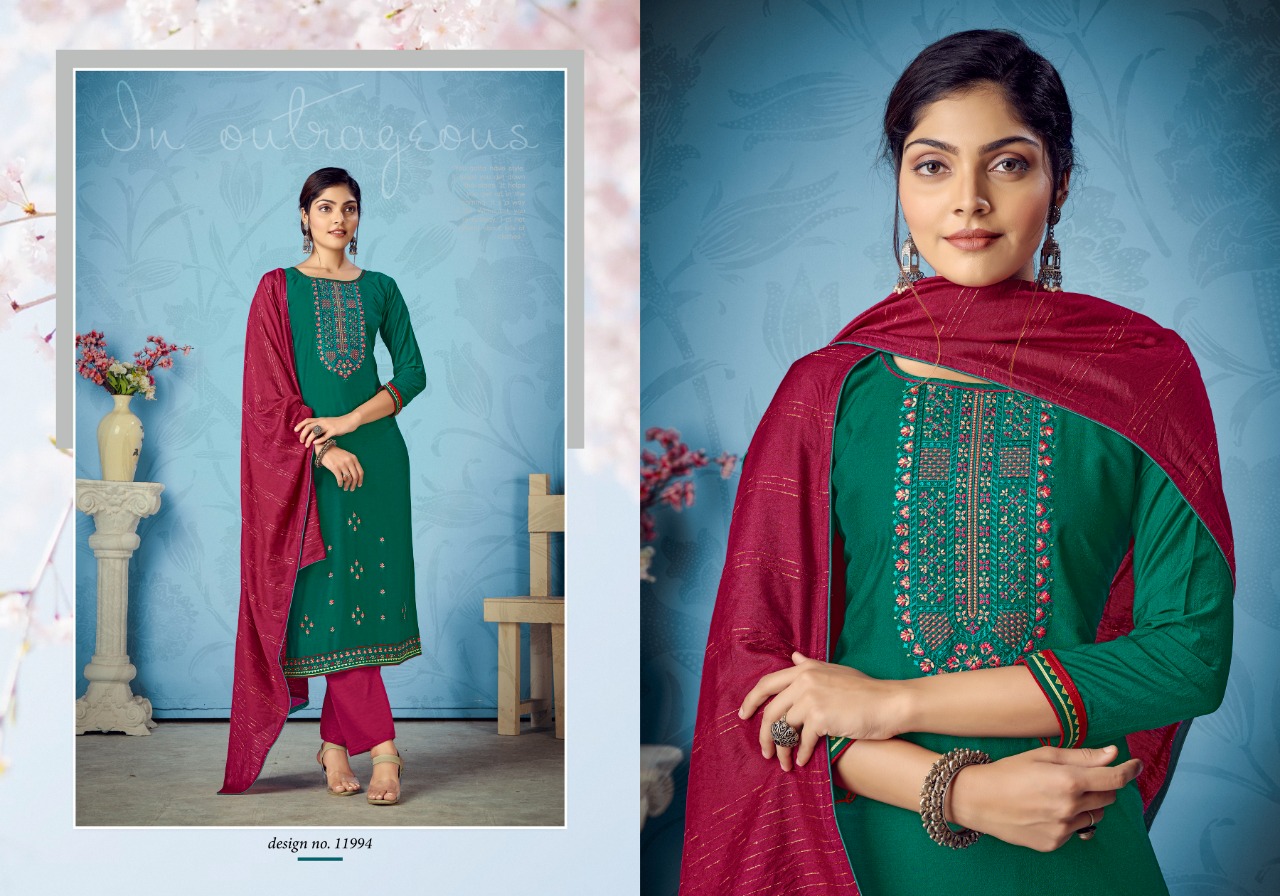 panch ratna anokhi parampara silk elegant style salwar suit catalog