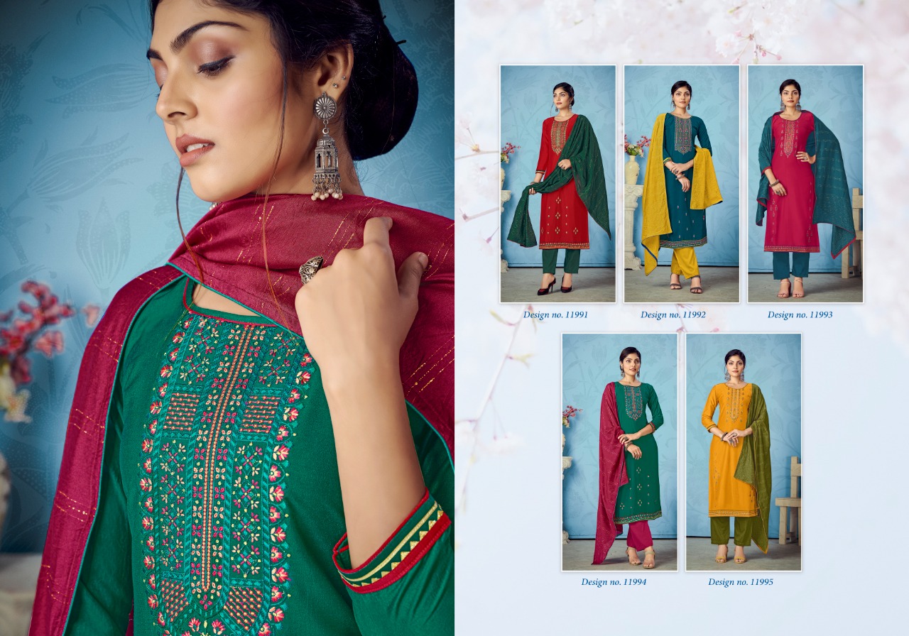 panch ratna anokhi parampara silk elegant style salwar suit catalog