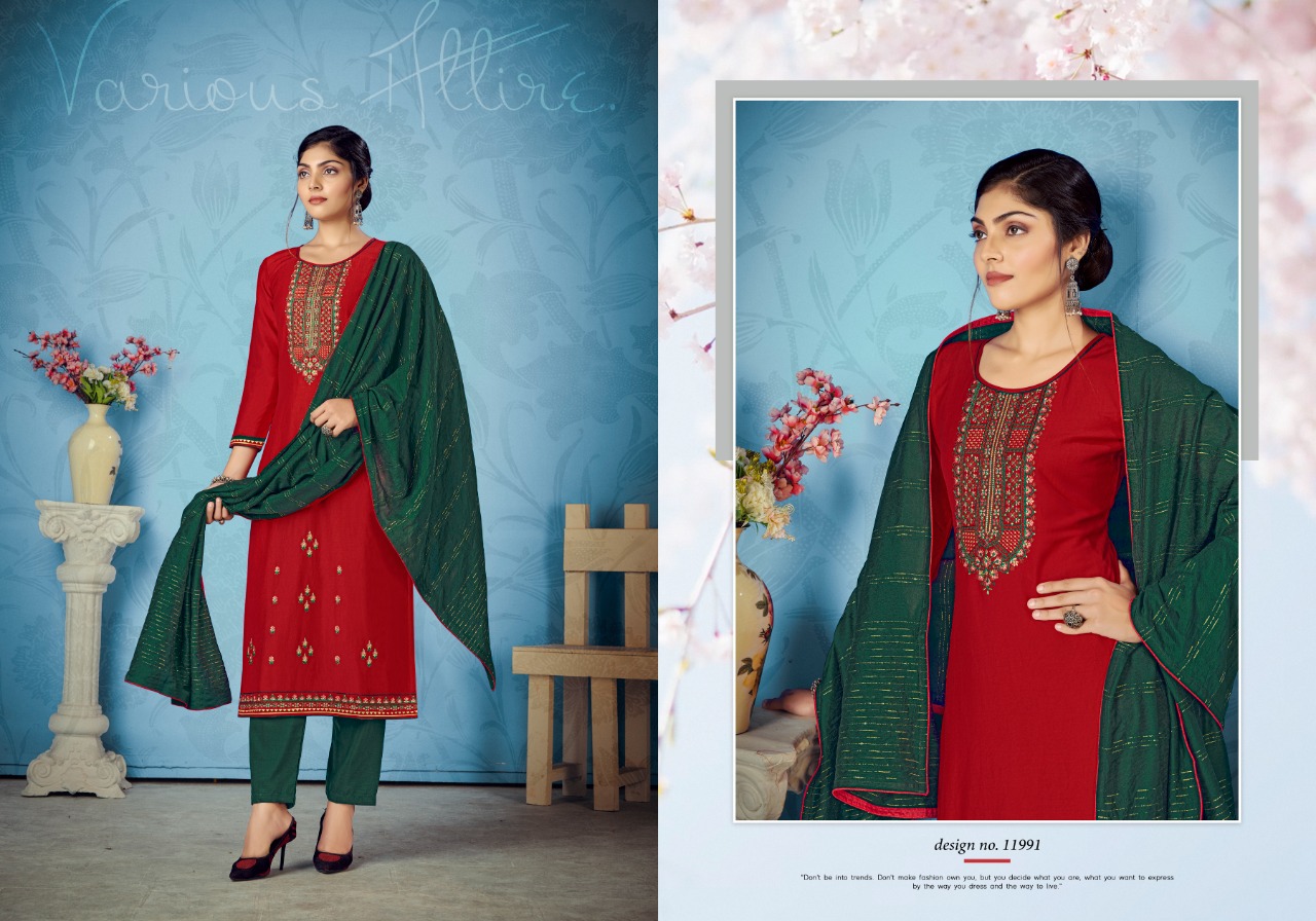 panch ratna anokhi parampara silk elegant style salwar suit catalog