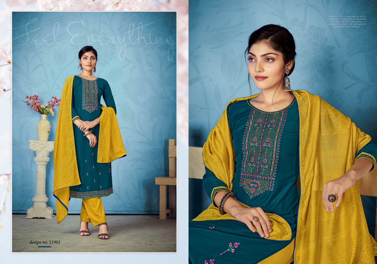 panch ratna anokhi parampara silk elegant style salwar suit catalog