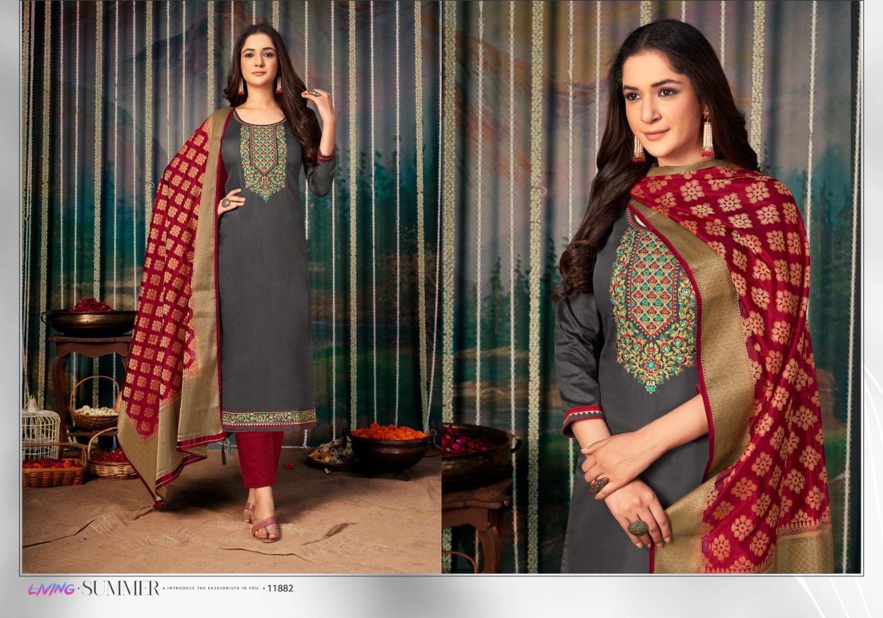 panch ratna ashopalav silk gorgeous look salwar suit catalog