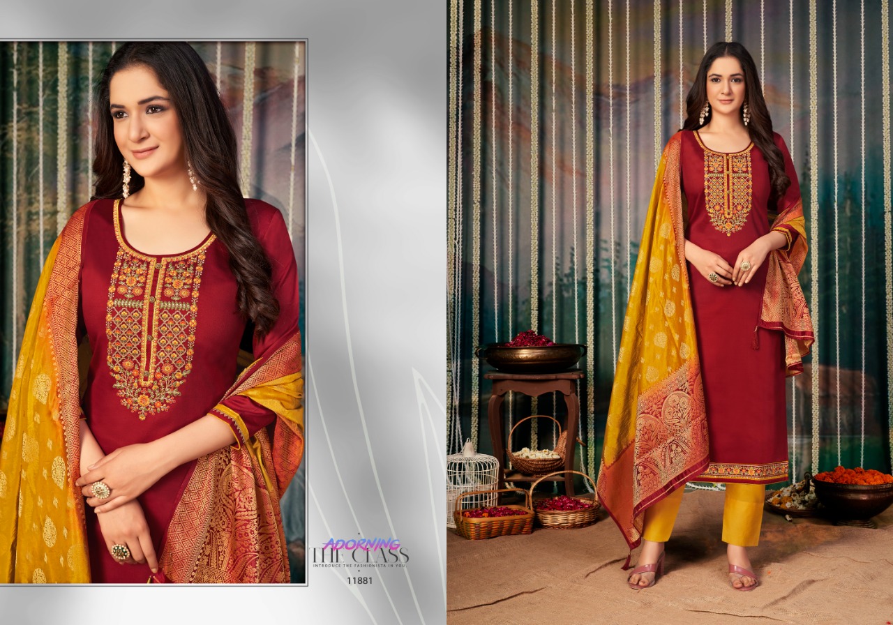 panch ratna ashopalav silk gorgeous look salwar suit catalog