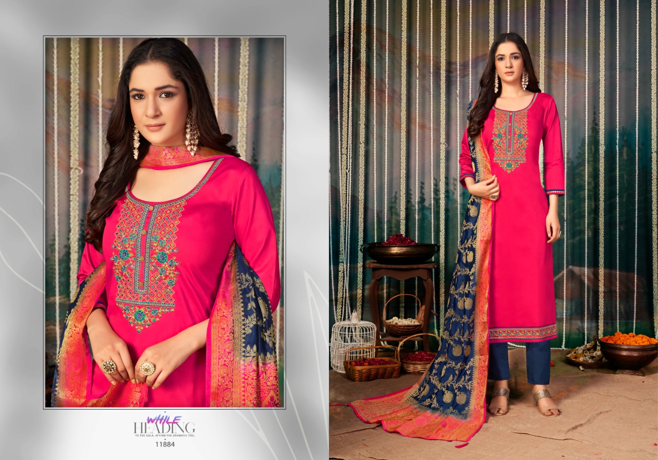 panch ratna ashopalav silk gorgeous look salwar suit catalog