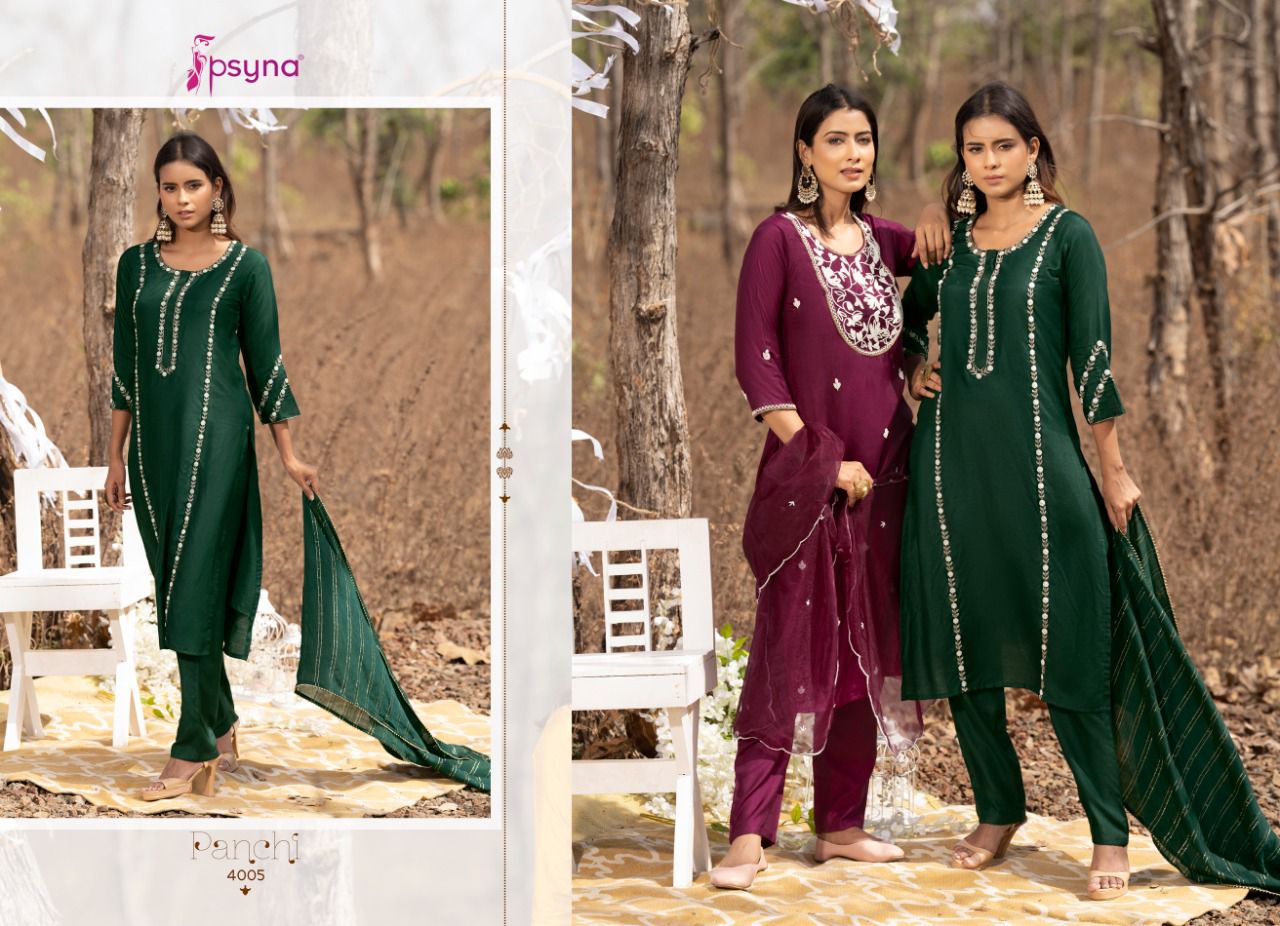 psyna panchi 4 muslin elegant top with dupatta catalog