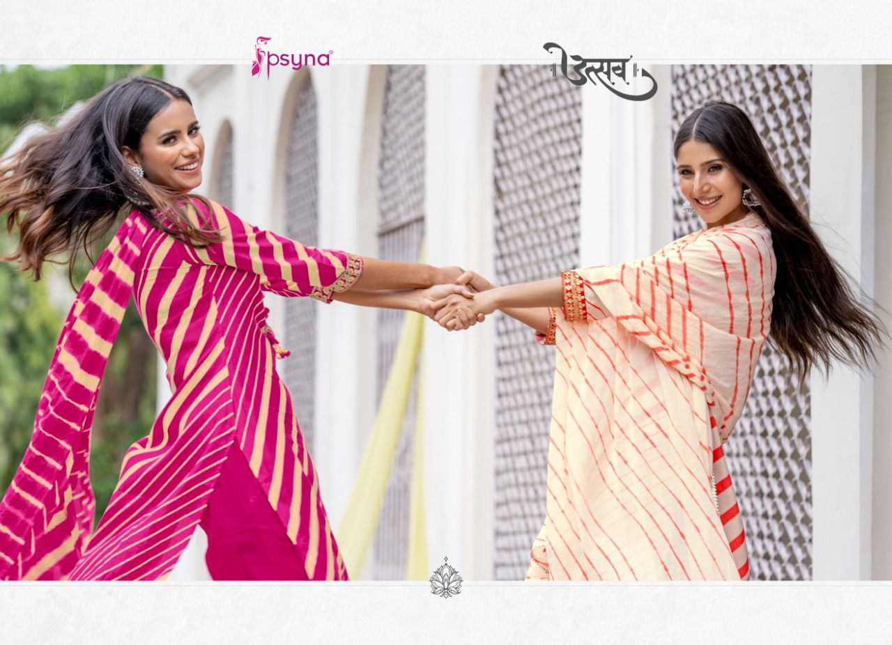 psyna utsav rayon new and modern style top bottom with dupatta catalog