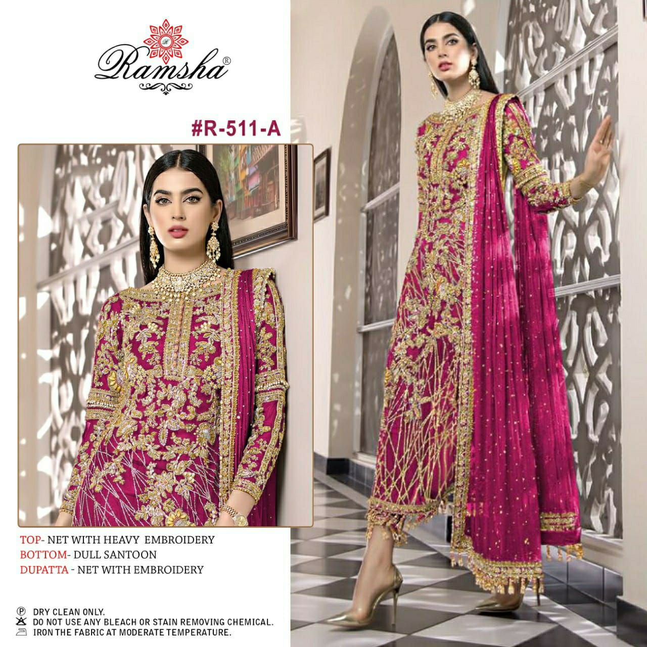 ramsha ramsha r 511 nx net embroidery astonishing look salwar suit catalog