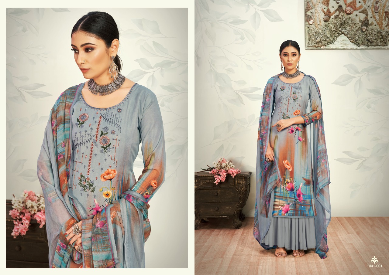 romani mareena cotton graceful look salwar suit catalog