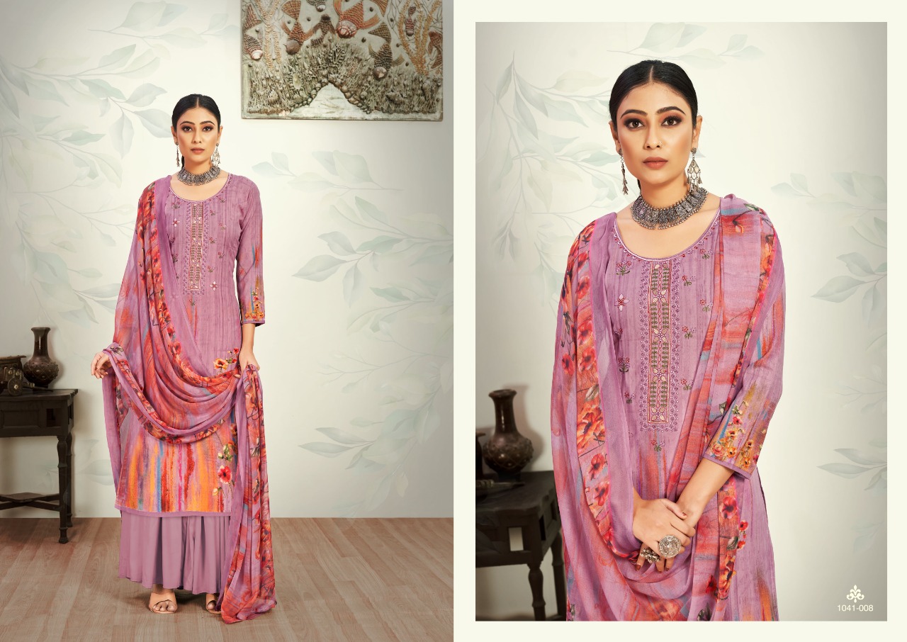 romani mareena cotton graceful look salwar suit catalog