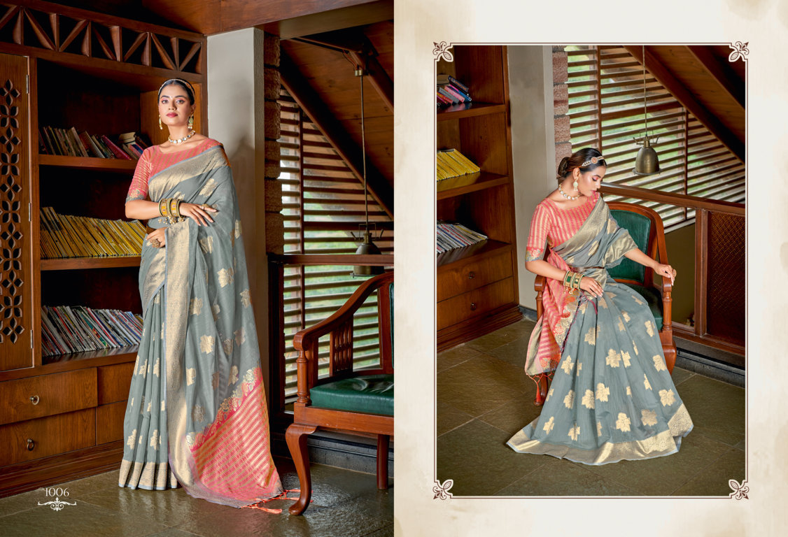 sangam print aakrithi cotton festive look saree catalog