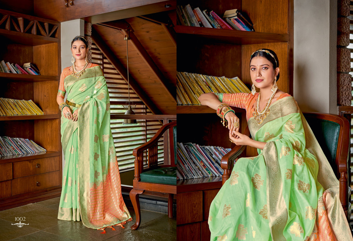 sangam print aakrithi cotton festive look saree catalog