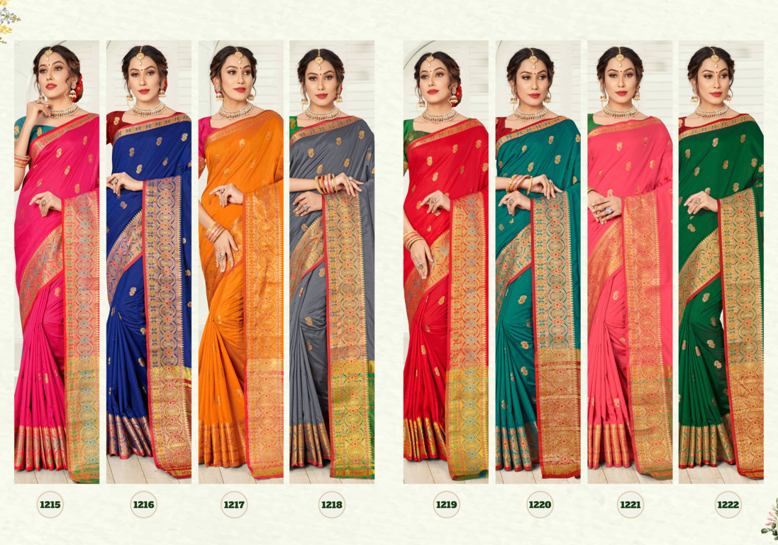 sangam print dulhan silk gorgeous look saree catalog