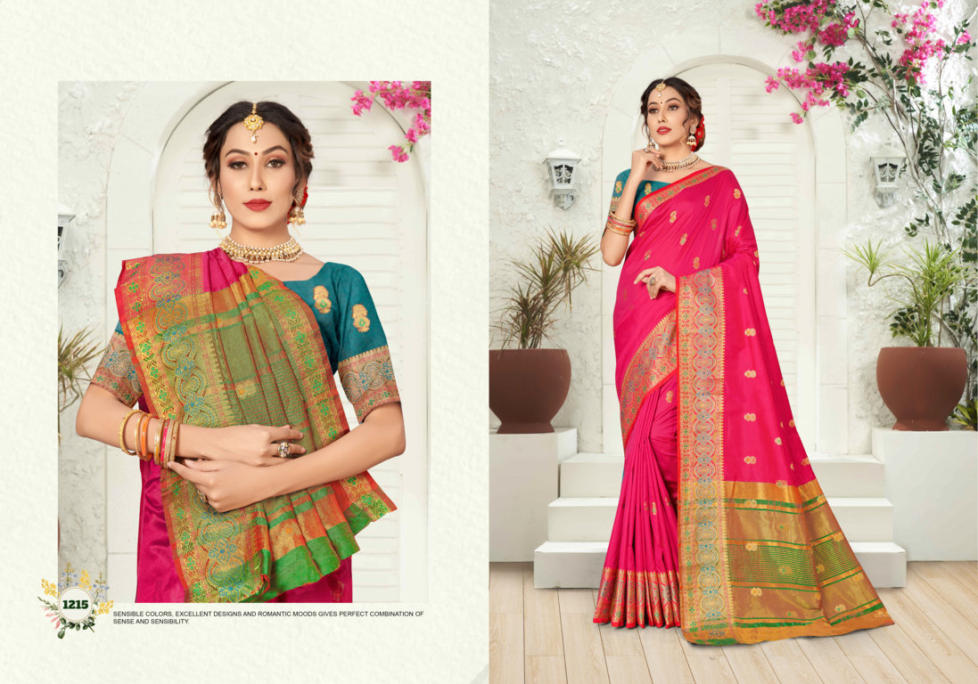 sangam print dulhan silk gorgeous look saree catalog