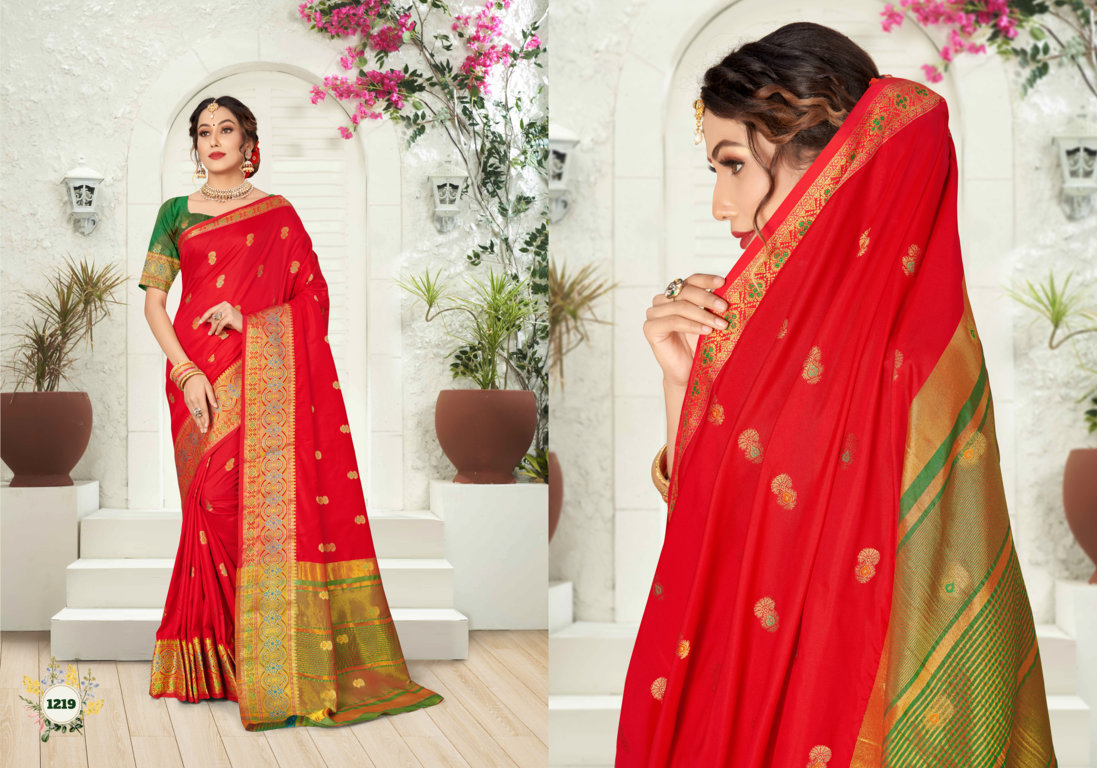 sangam print dulhan silk gorgeous look saree catalog