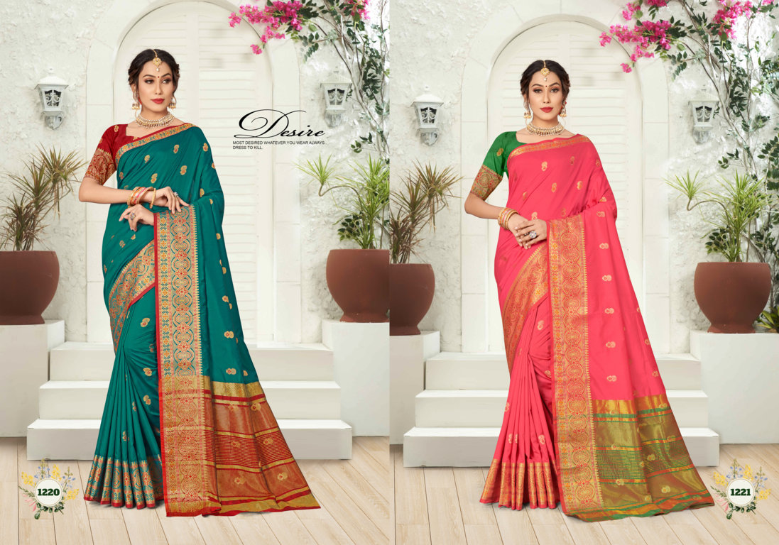 sangam print dulhan silk gorgeous look saree catalog