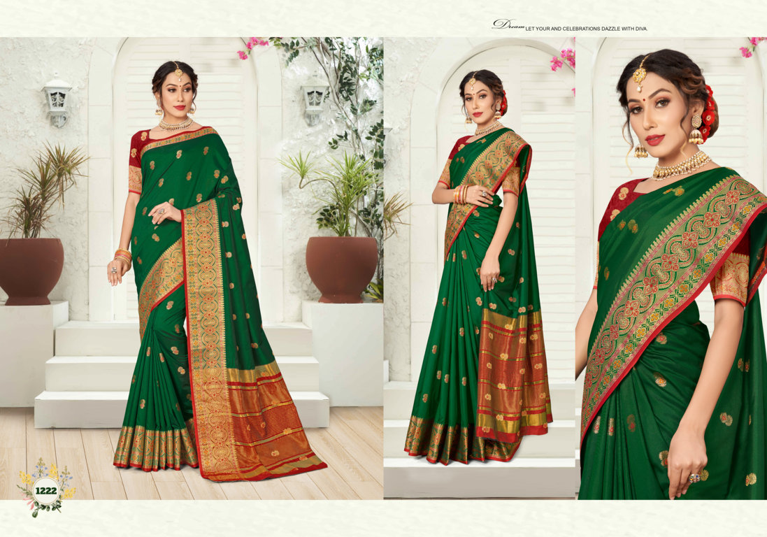 sangam print dulhan silk gorgeous look saree catalog