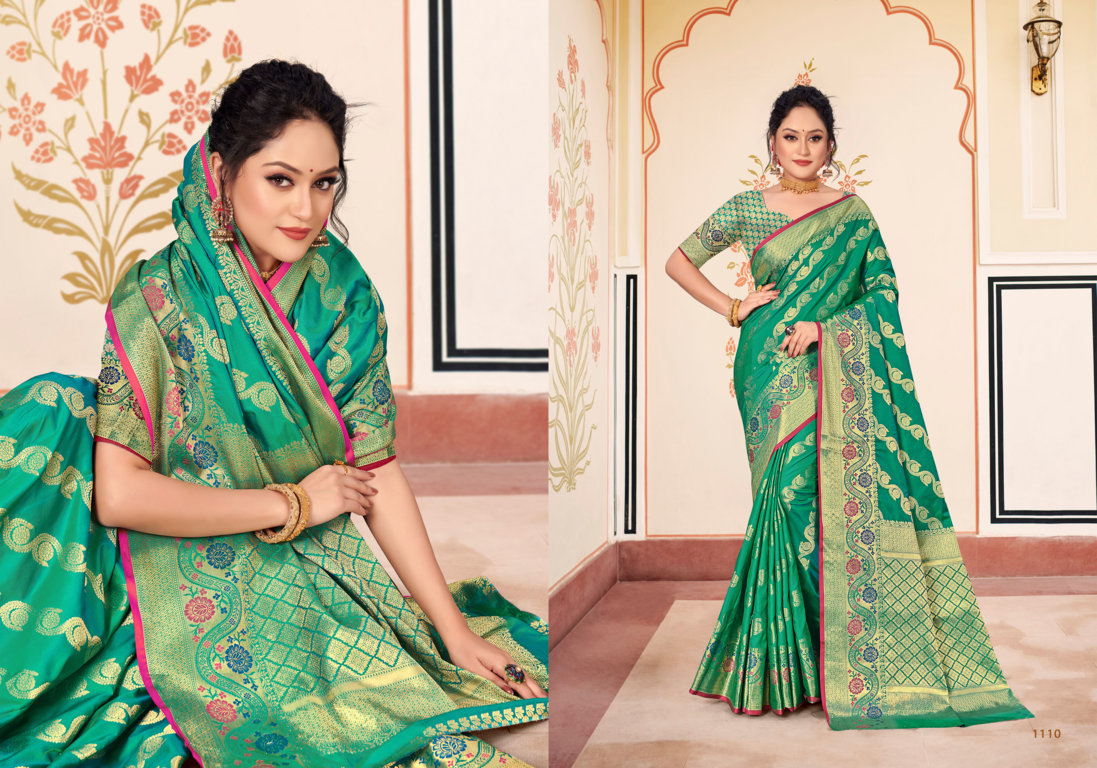 sangam print juhi silk  silk decent look saree catalog