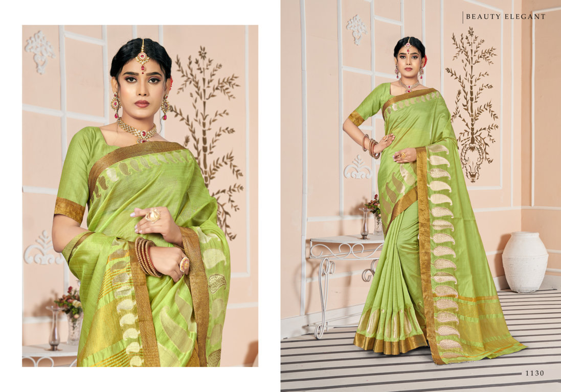 sangam print meera cotton festive look saree catalog