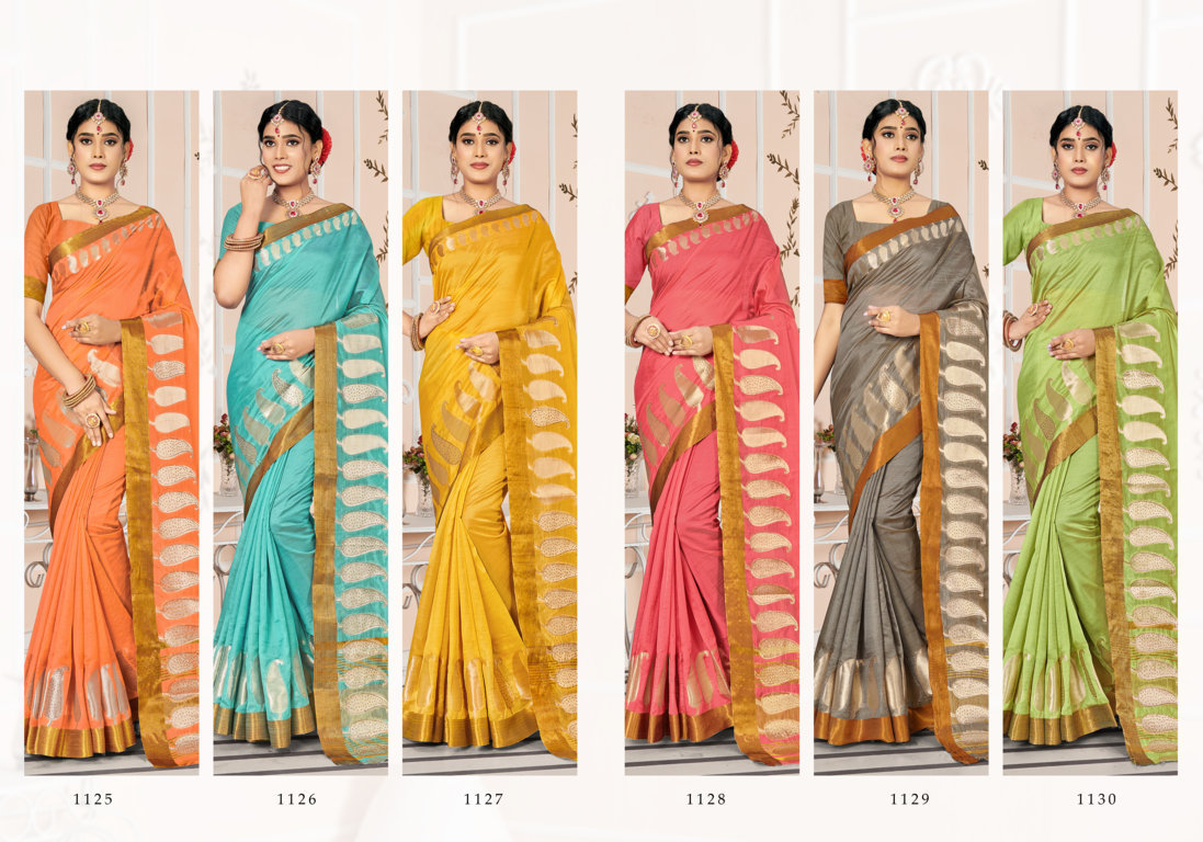 sangam print meera cotton festive look saree catalog