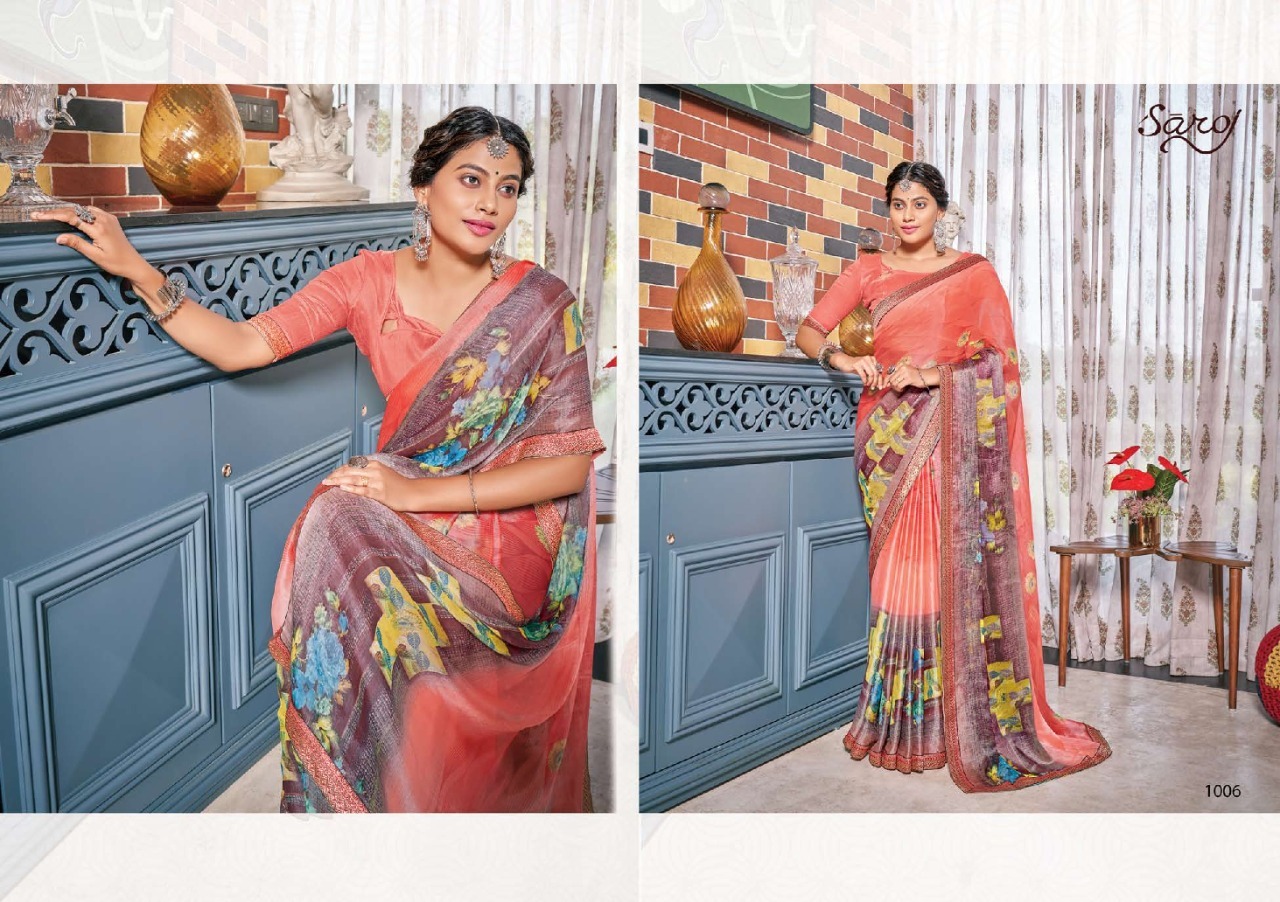 saroj saree delight vol 4 brasso attractive look saree catalog