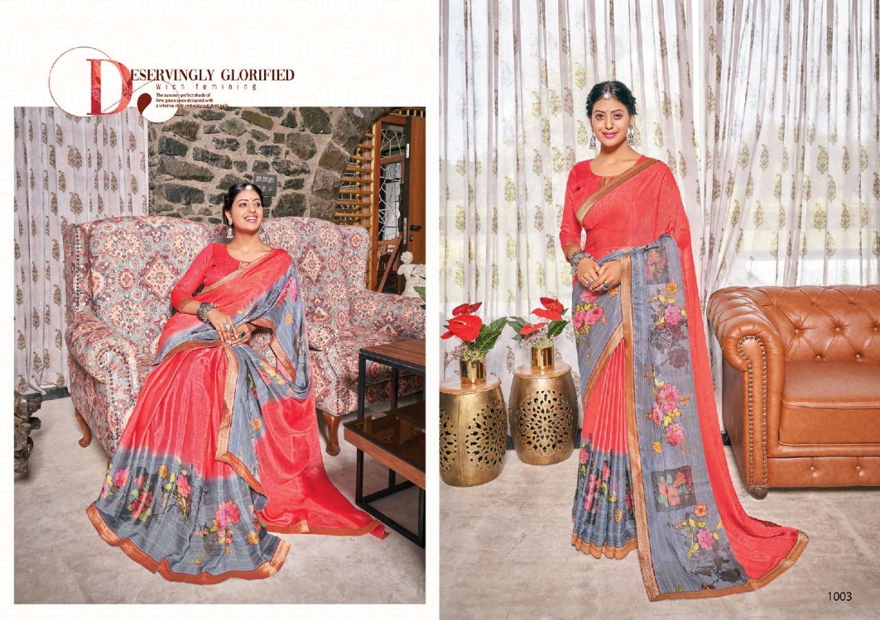 saroj saree delight vol 4 brasso attractive look saree catalog