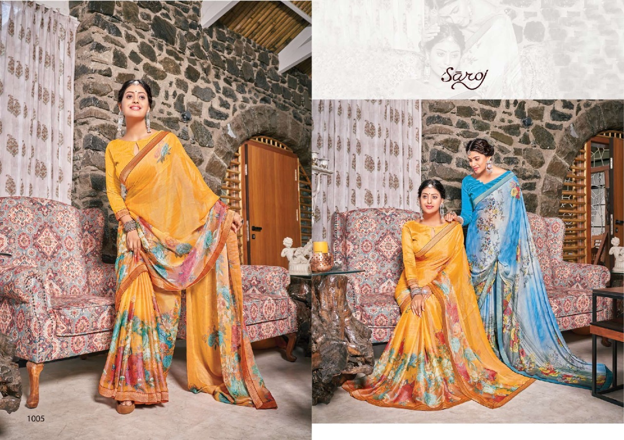 saroj saree delight vol 4 brasso attractive look saree catalog