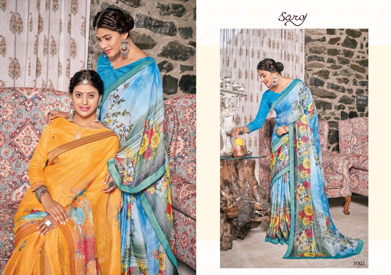 saroj saree delight vol 4 brasso attractive look saree catalog